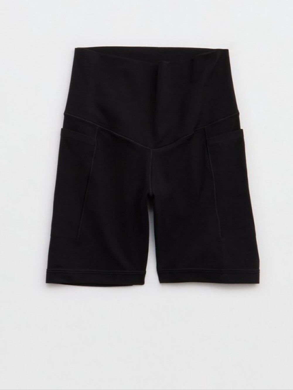 Offline By Aerie Black High-Rise Bike Shorts
